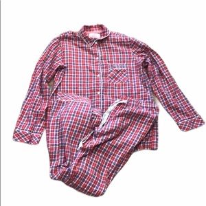 Victoria’s Secret red purple plaid Pajama set sz s